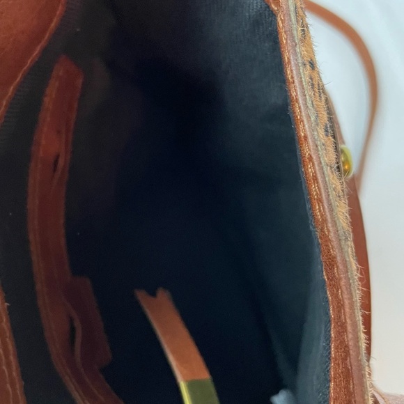 Madewell The Slim Brooklyn Crossbody Bag in Mini Leopard Calf Hair - Picture 5 of 10